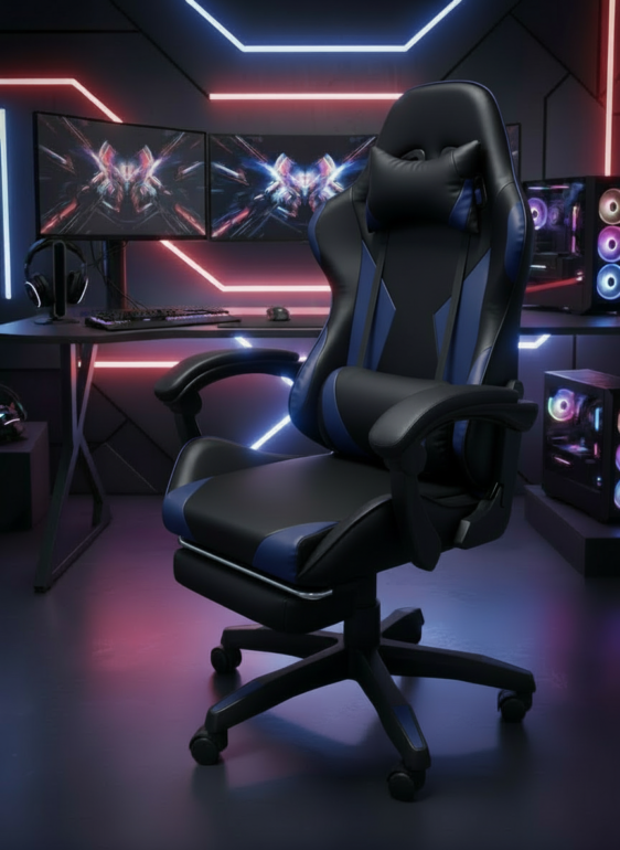 Max divertida Ergonómica Negro Azul Oscuro