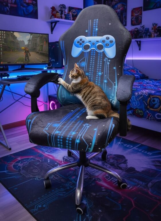 MaxGamer Funda para Silla Gamer Blue