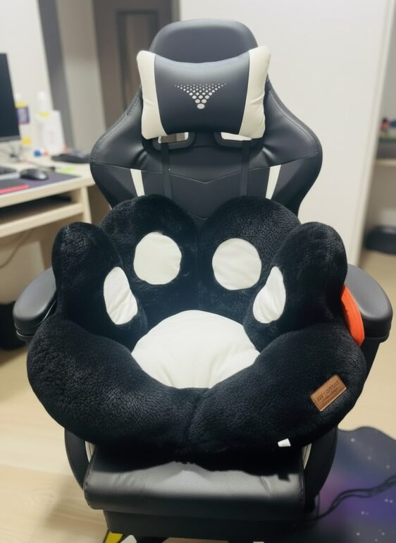 MaxGamer Almohada Grande Patica de Gato
