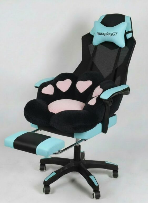 MaxGamer Almohada Grande Patica de Gato